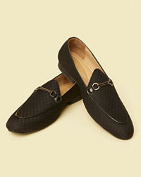 Manyavar Men Black Extravaganza Shoe