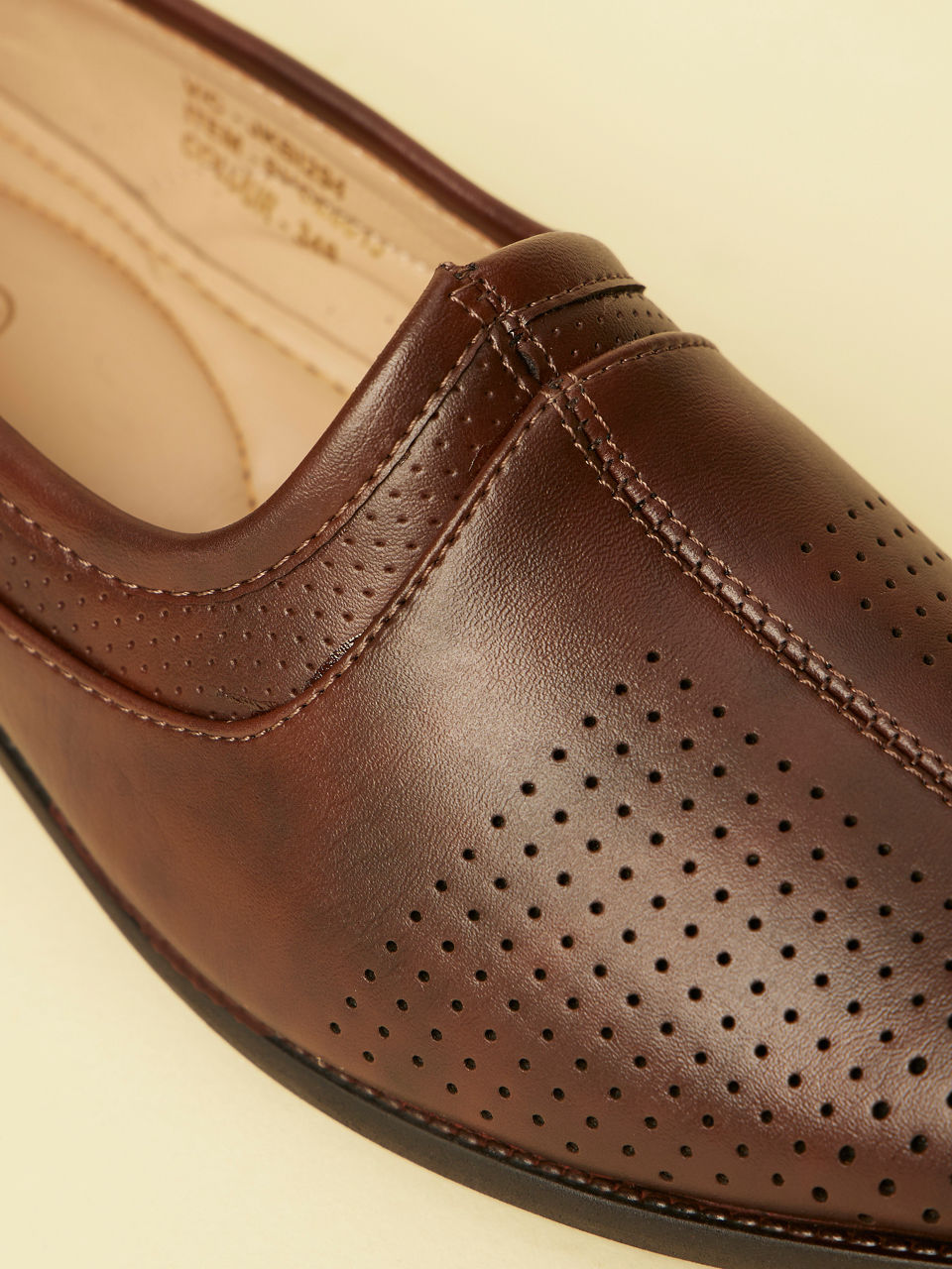 Manyavar Men Opulent Dark Brown Shoe