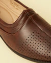 Manyavar Men Opulent Dark Brown Shoe
