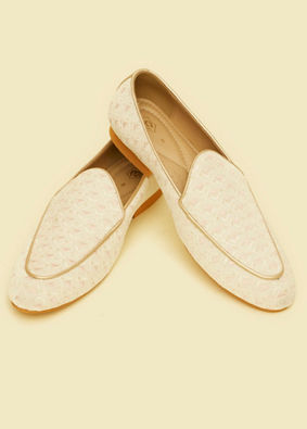 Manyavar Men Velvety Elegance Cream Jooti