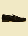 Manyavar Men Velvety Black Festive Shoe