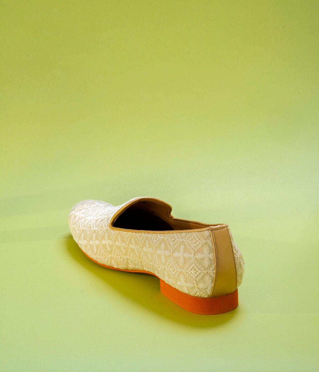 Manyavar Men Ivory Elegance Shoe