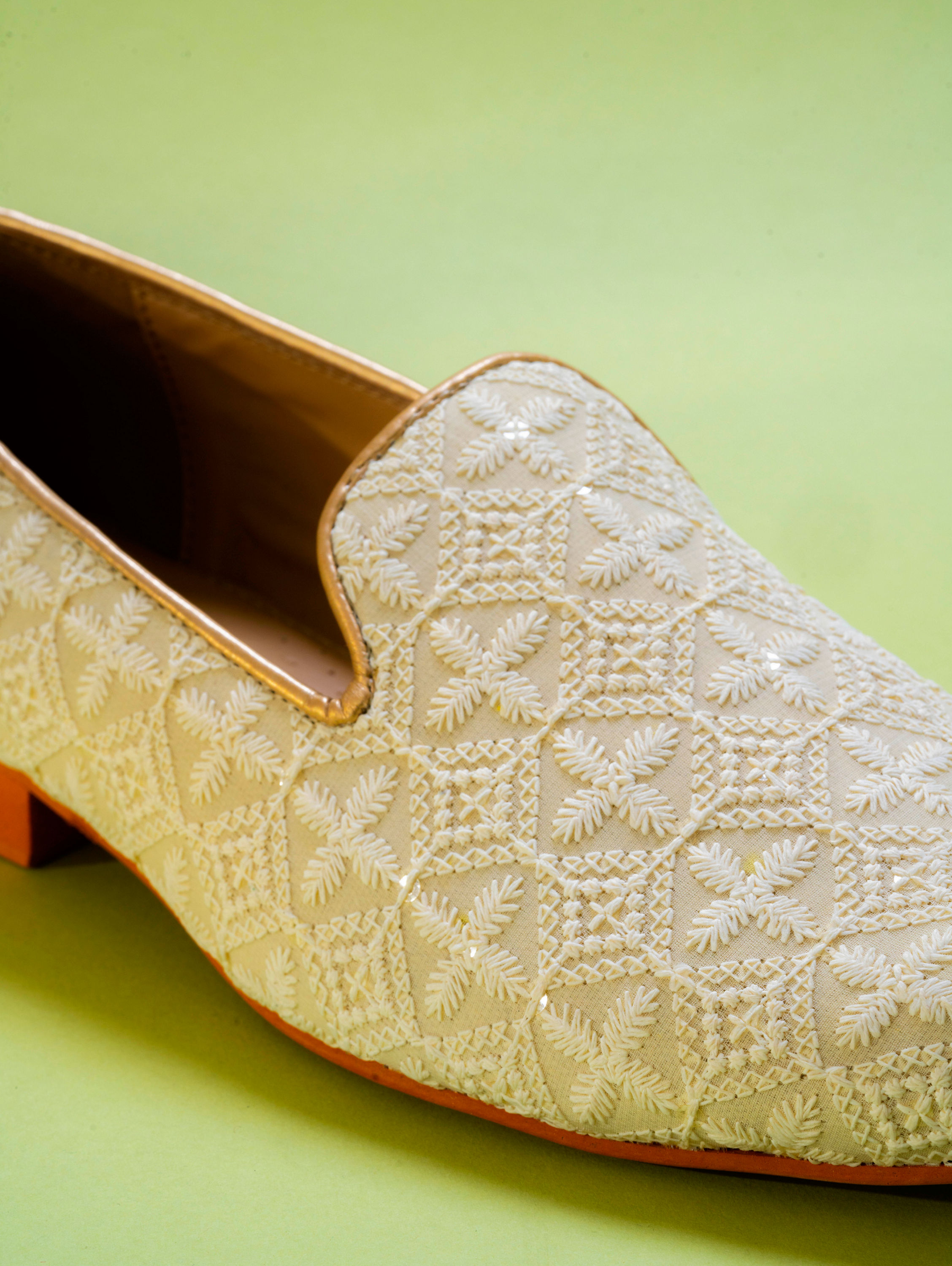 Manyavar Men Ivory Elegance Shoe