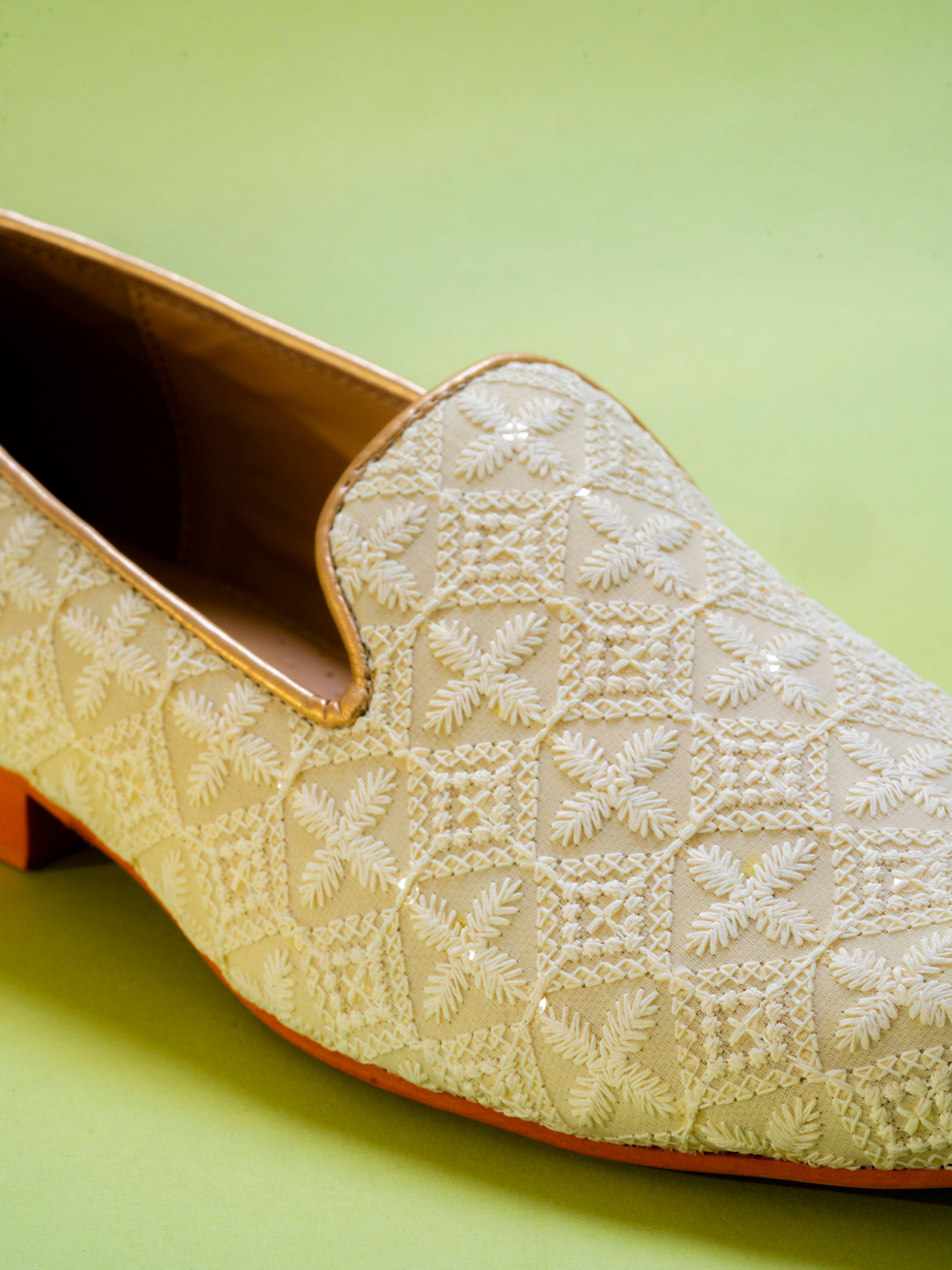 Manyavar Men Ivory Elegance Shoe