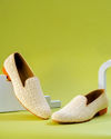 Manyavar Men Ivory Elegance Shoe