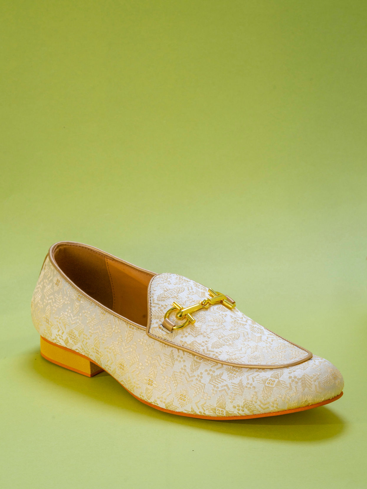 Manyavar Men Creamy Elegance Festive Shoe