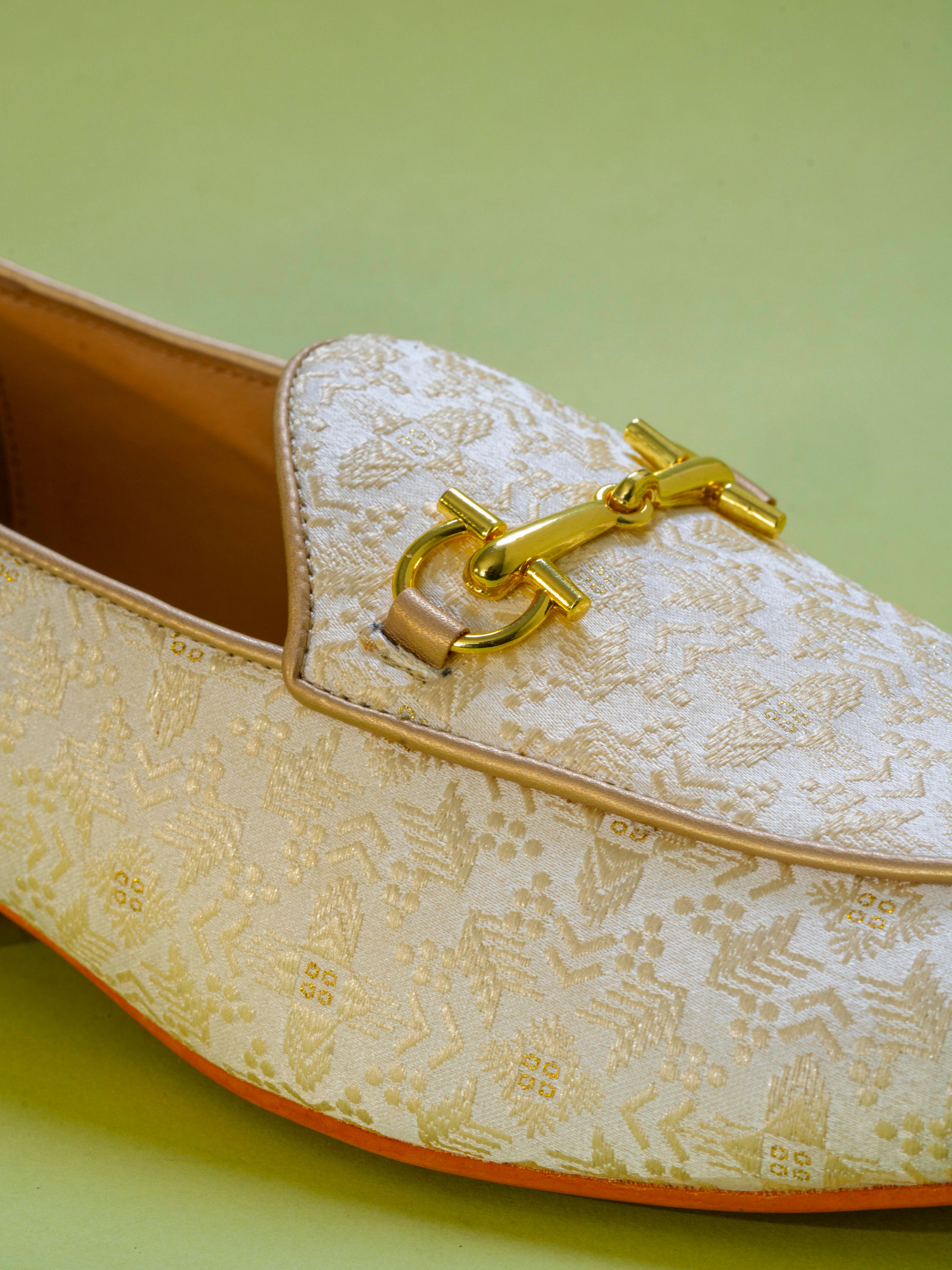 Manyavar Men Creamy Elegance Festive Shoe