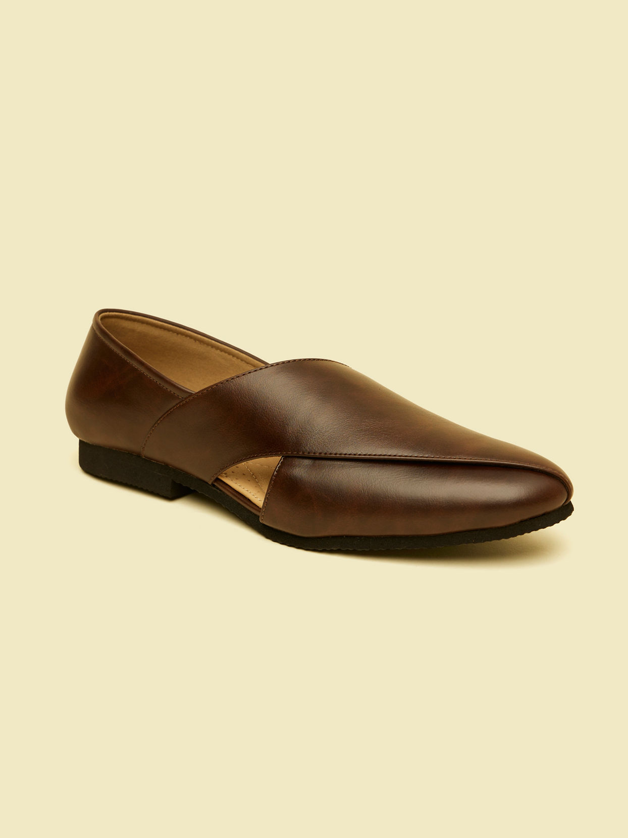 Manyavar Men Regal Brown Shoe image number 2