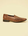 Manyavar Men Chocolate Brown Loafer Style Jutti