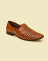 Manyavar Men Dark Brown Loafer style Jutti