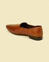 alt message - Manyavar Men Dark Brown Loafer style Jutti image number 5