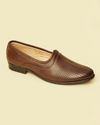 Manyavar Men Opulent Dark Brown Shoe