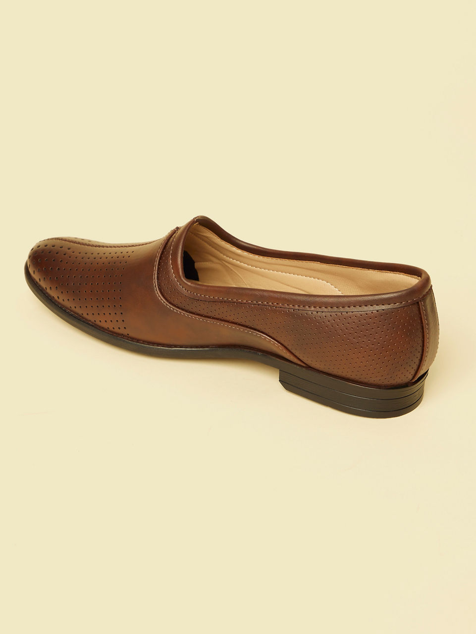 Manyavar Men Opulent Dark Brown Shoe