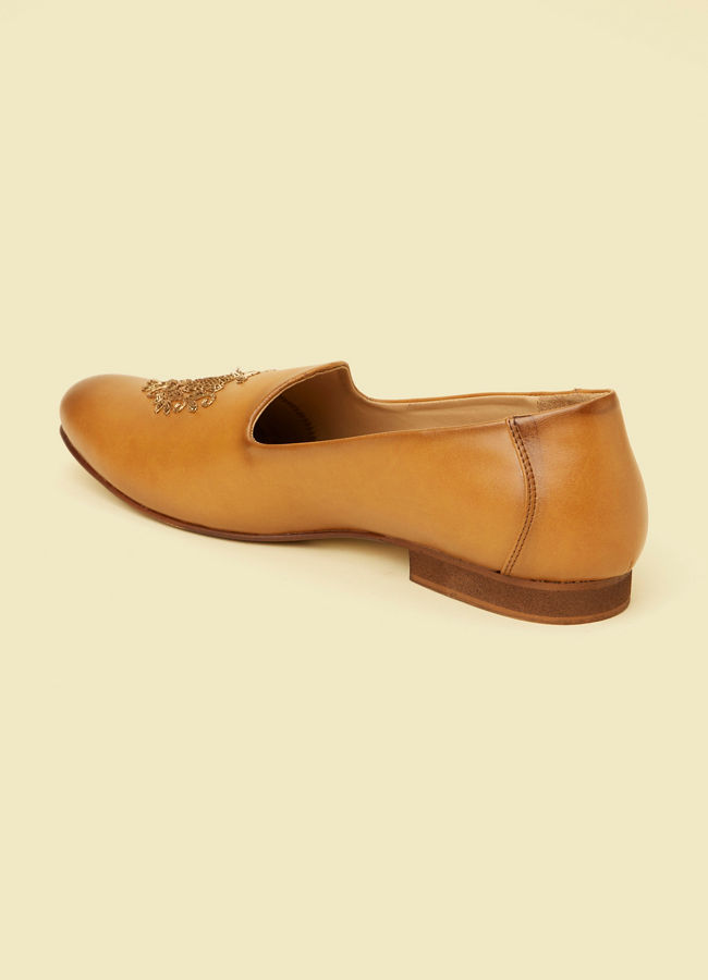 Manyavar Men Brown Loafer Style Shoes