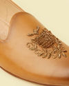 Manyavar Men Brown Loafer Style Shoes
