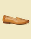 Manyavar Men Brown Loafer Style Shoes