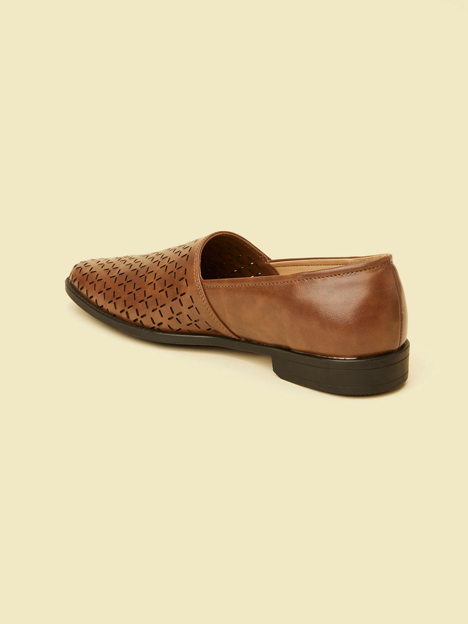 Manyavar Men Brown Loafers Style Shoes