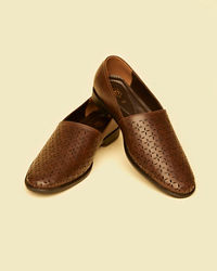 Manyavar Men Dark Brown Elegance Shoe