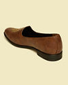 alt message - Manyavar Men Brown Loafers Style Shoes image number 5