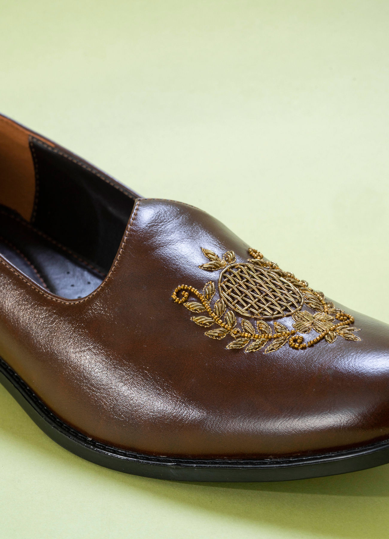 Manyavar Men Dark Brown Festive Shoe