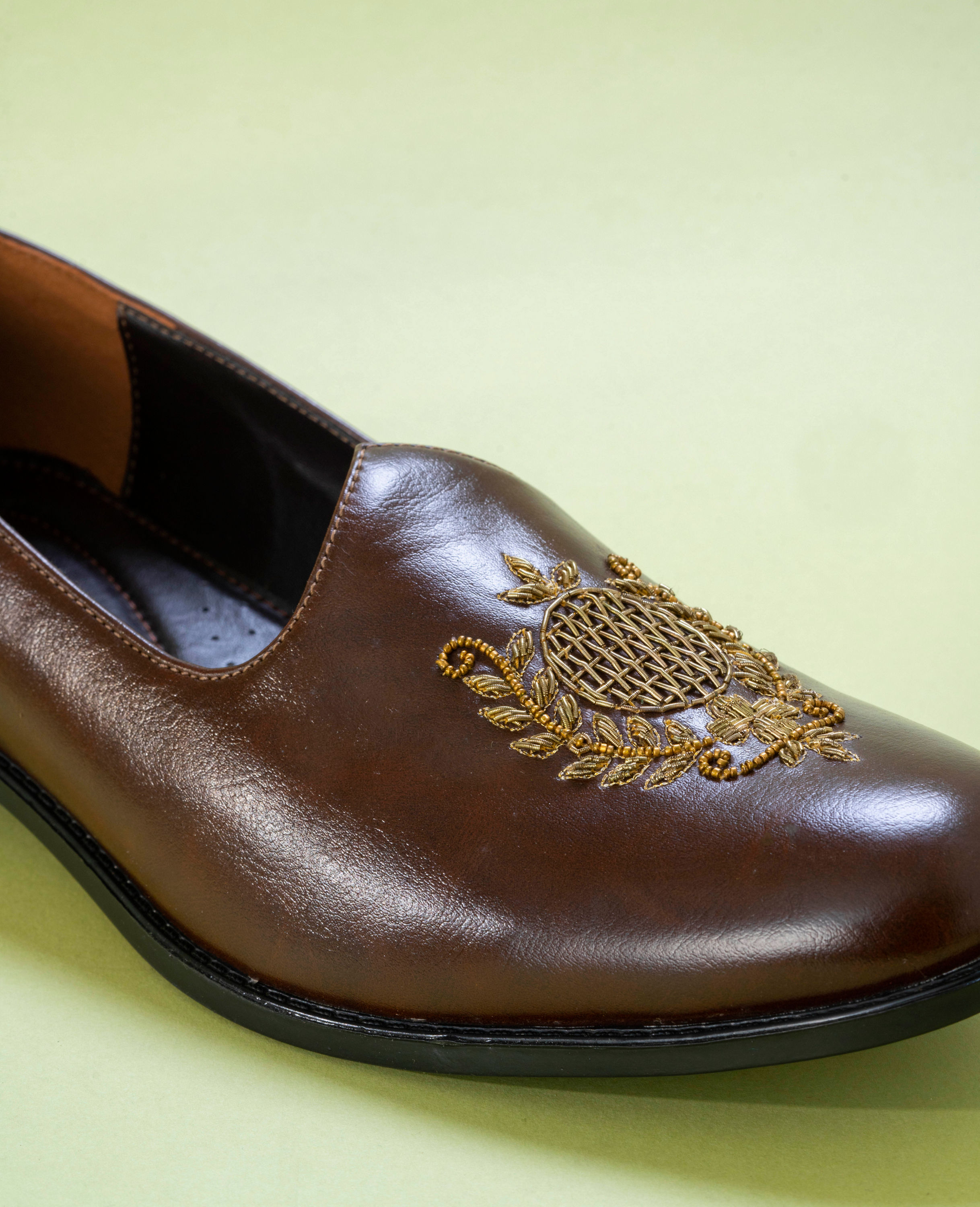 Manyavar Men Dark Brown Festive Shoe