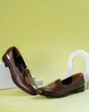 Manyavar Men Dark Brown Festive Shoe