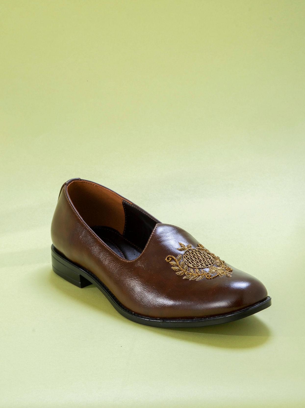 Manyavar Men Dark Brown Festive Shoe