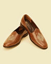 Manyavar Men Regal Brown Footwear Accessories image number 0