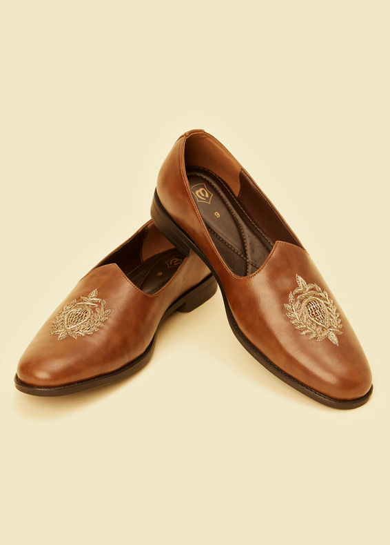 Manyavar Men Regal Brown Footwear Accessories