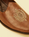 Manyavar Men Regal Brown Footwear Accessories image number 1