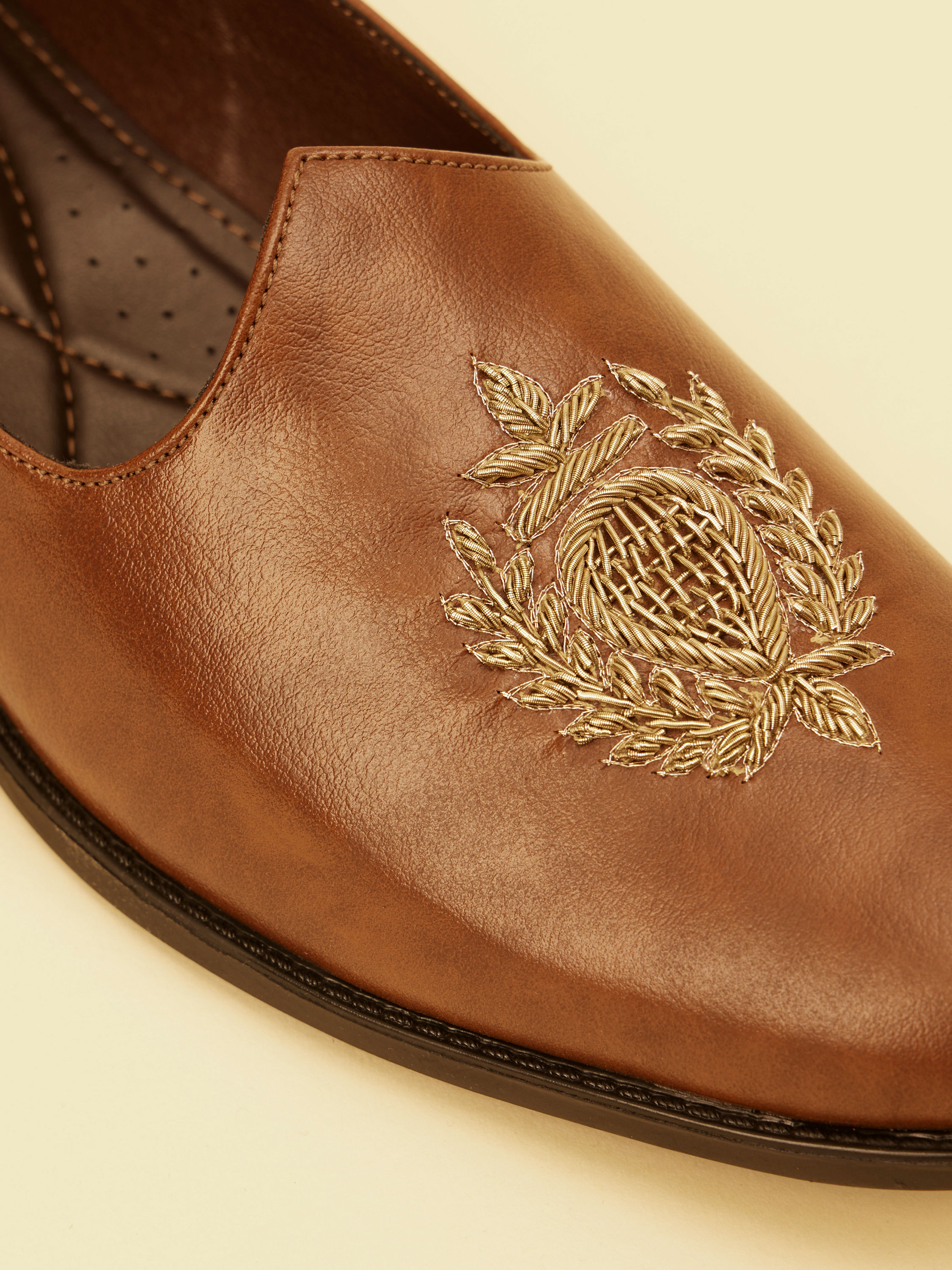 Manyavar Men Regal Brown Footwear Accessories