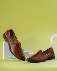 Manyavar Men Chic Brown Festive Shoe