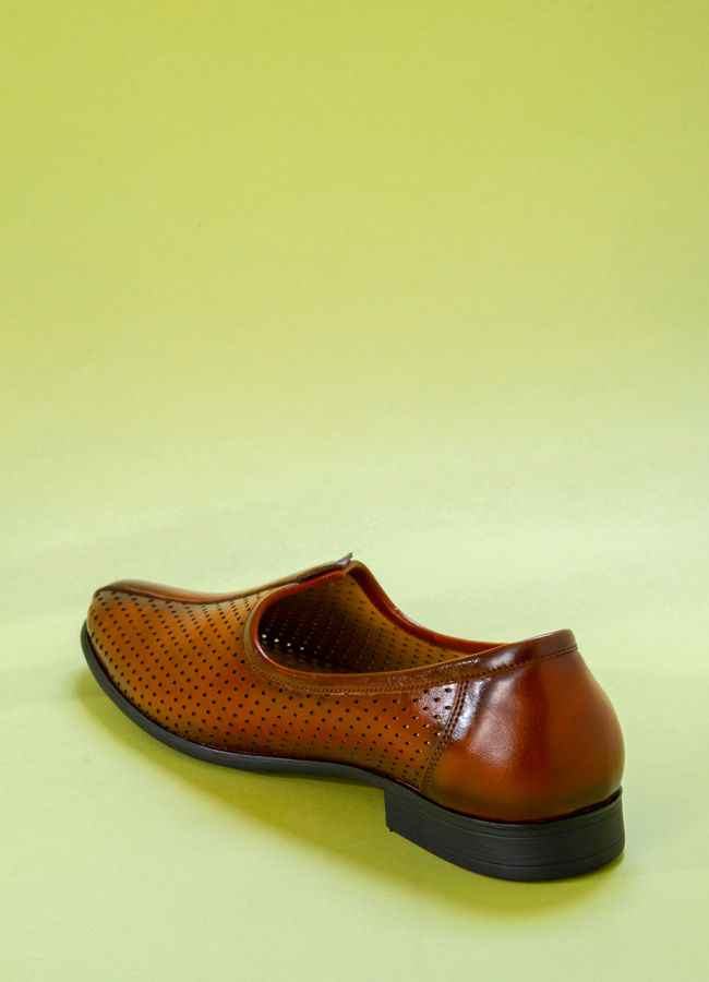 Manyavar Men Chic Brown Festive Shoe