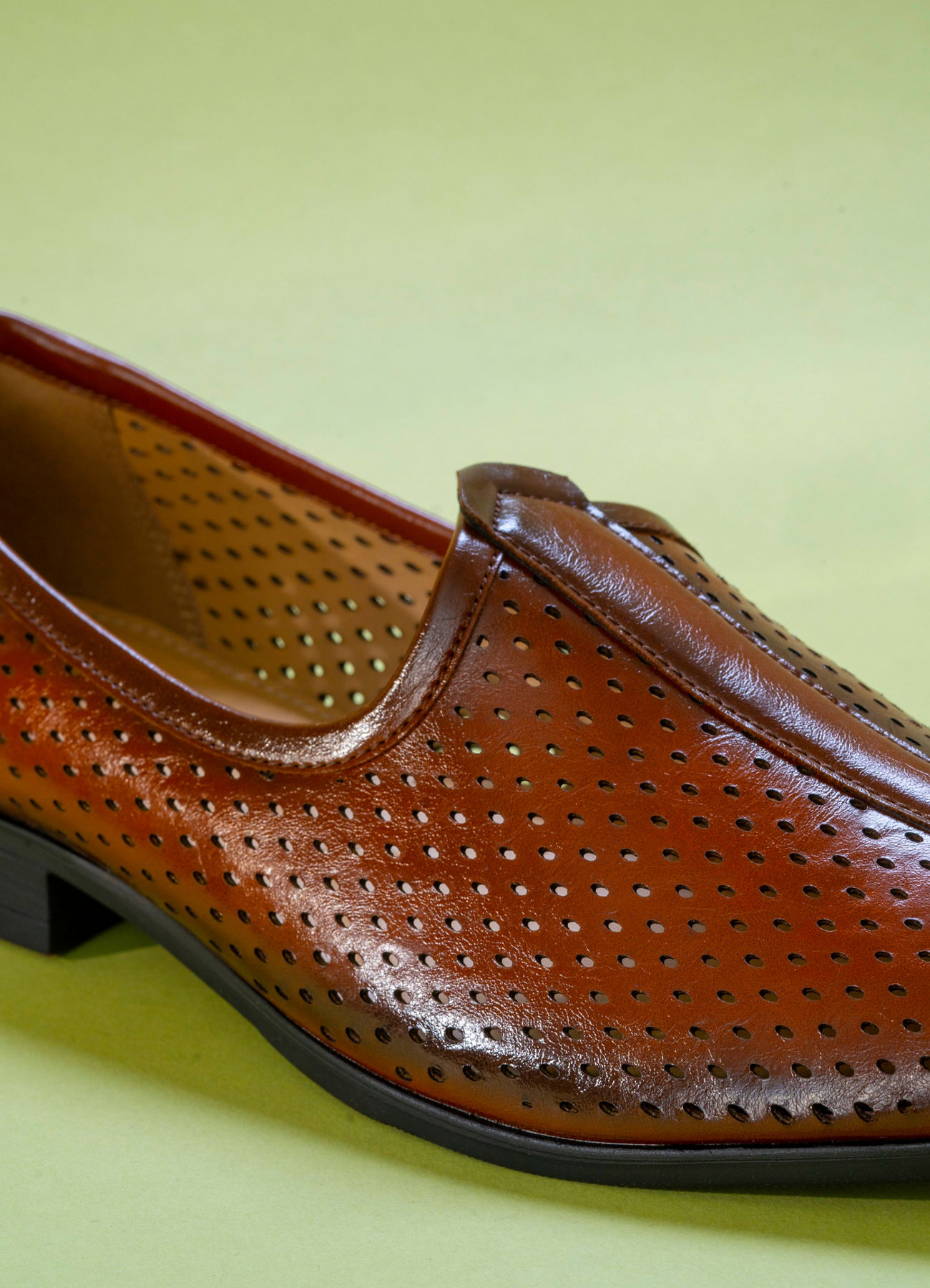 Manyavar Men Chic Brown Festive Shoe