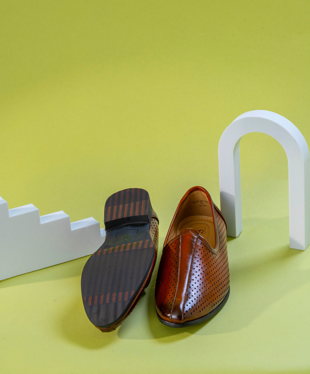 Manyavar Men Chic Brown Festive Shoe