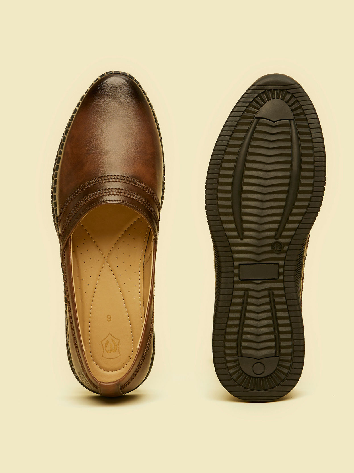 Manyavar Men Brown Elegance Shoe