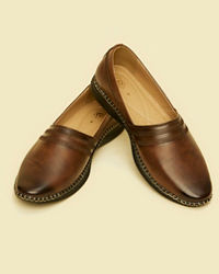Manyavar Men Brown Elegance Shoe