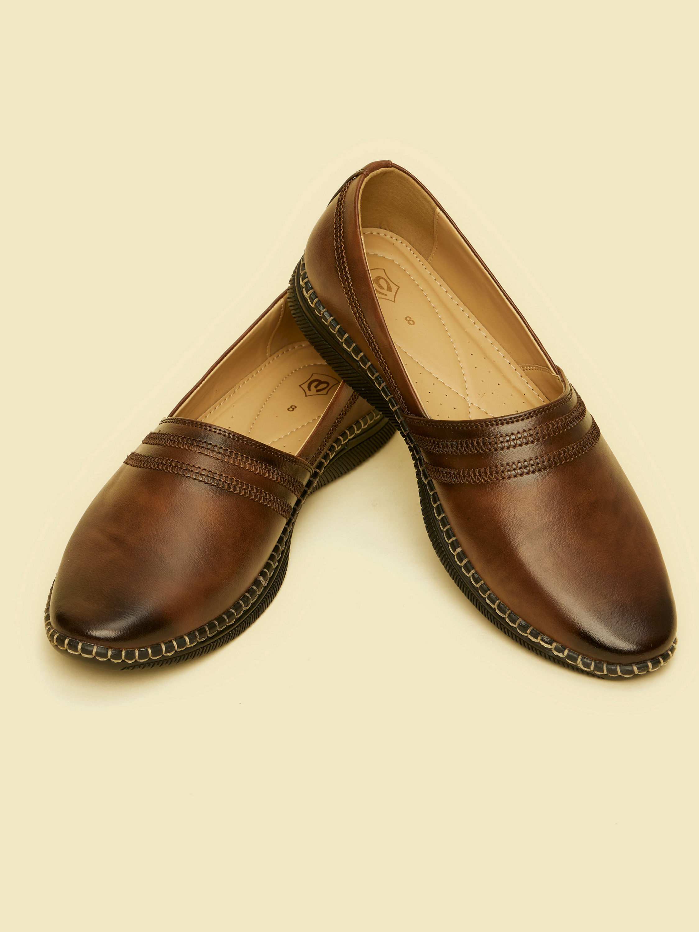 Manyavar Men Brown Elegance Shoe