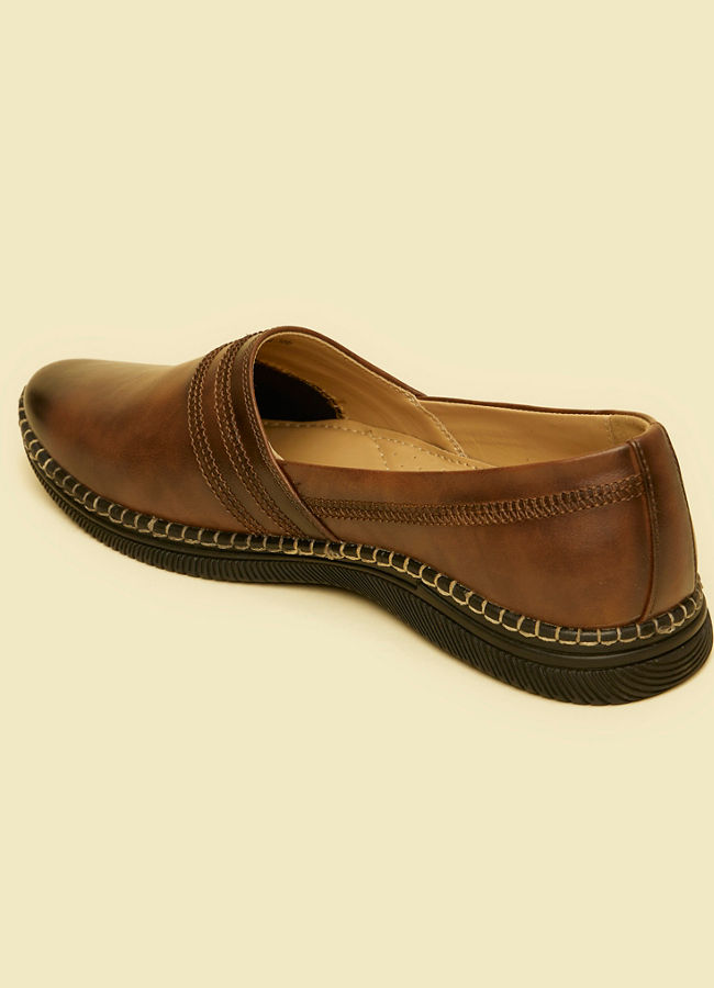 Manyavar Men Brown Elegance Shoe