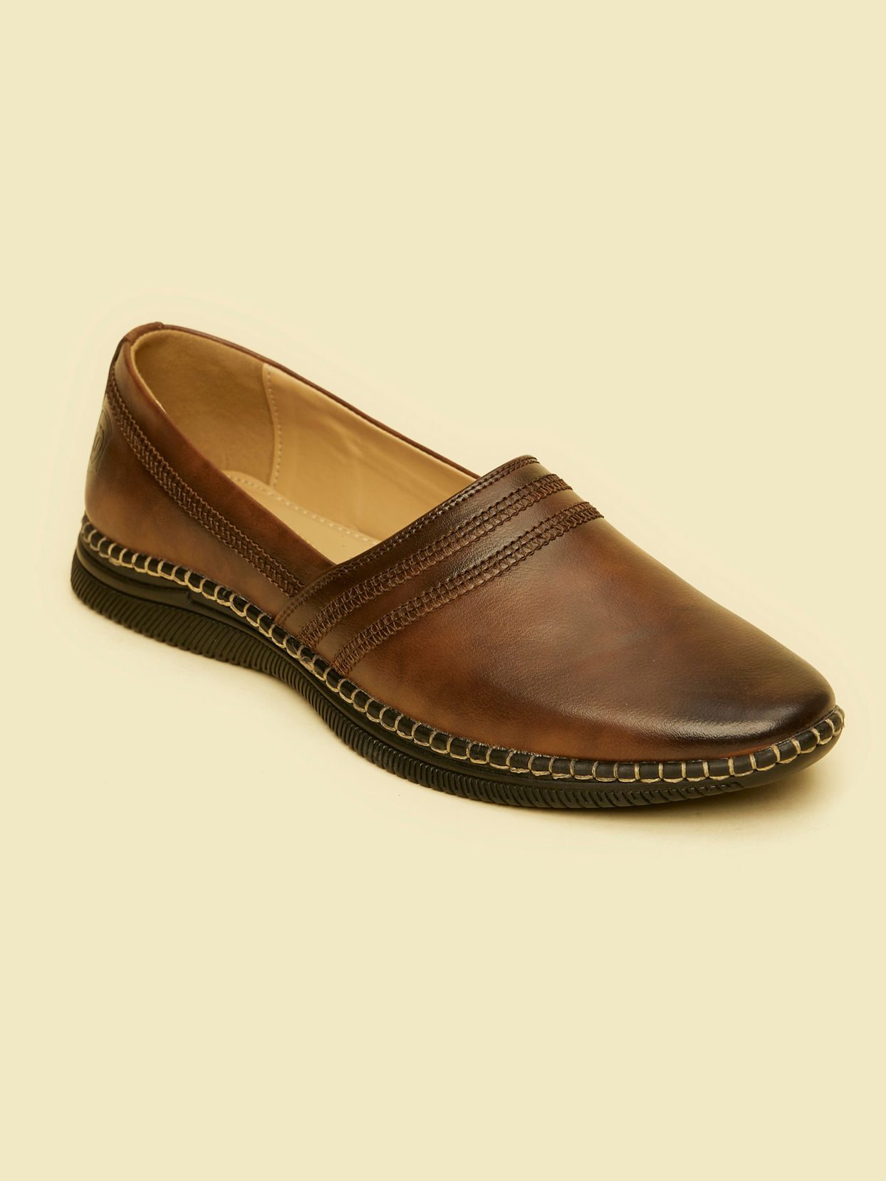 Manyavar Men Brown Elegance Shoe