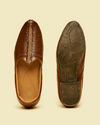 Manyavar Men Brown Ethnic Wedding Shoe