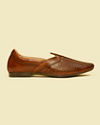 Manyavar Men Brown Ethnic Wedding Shoe