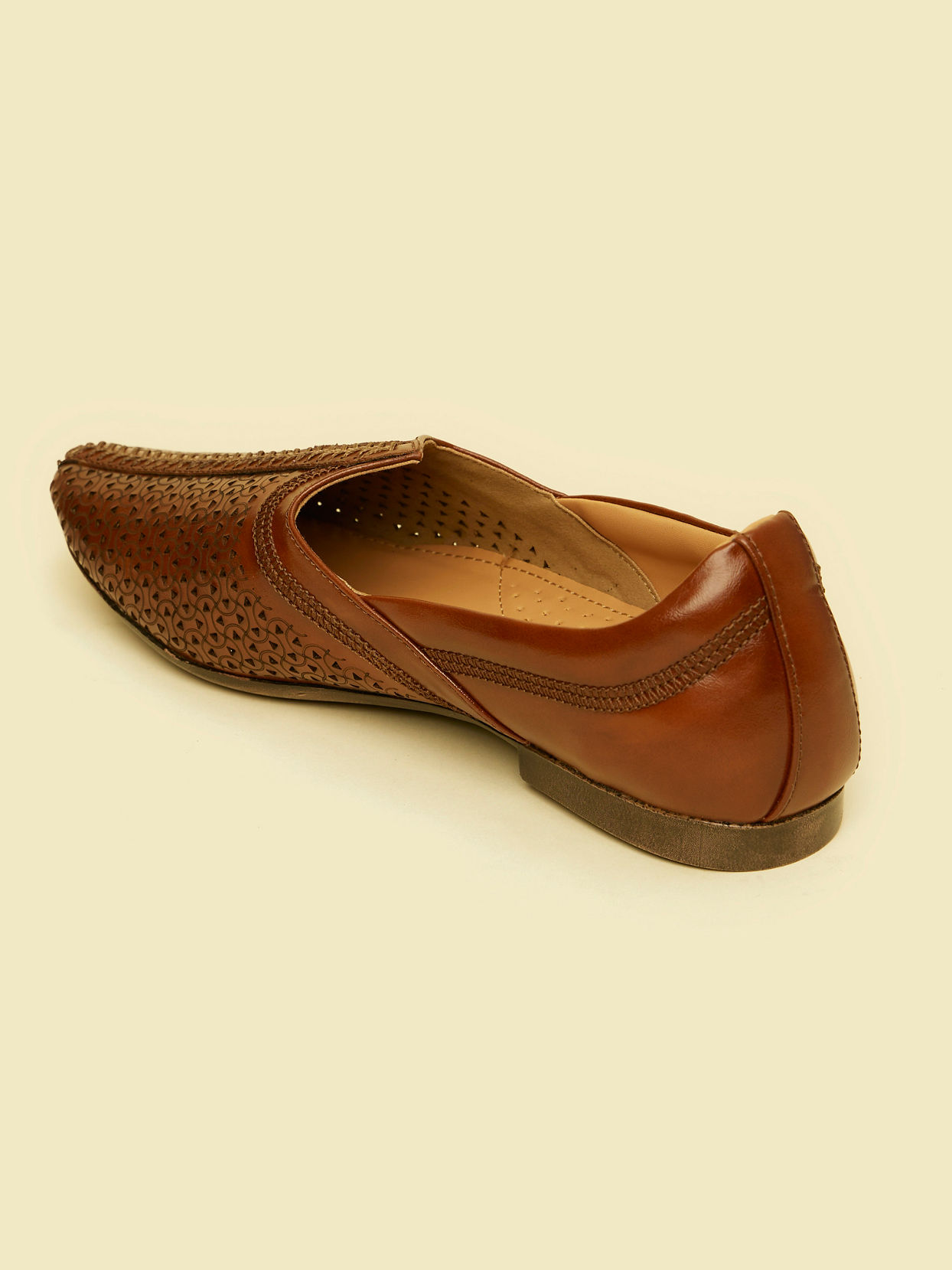 Manyavar Men Brown Ethnic Wedding Shoe