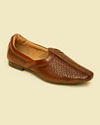 Manyavar Men Brown Ethnic Wedding Shoe