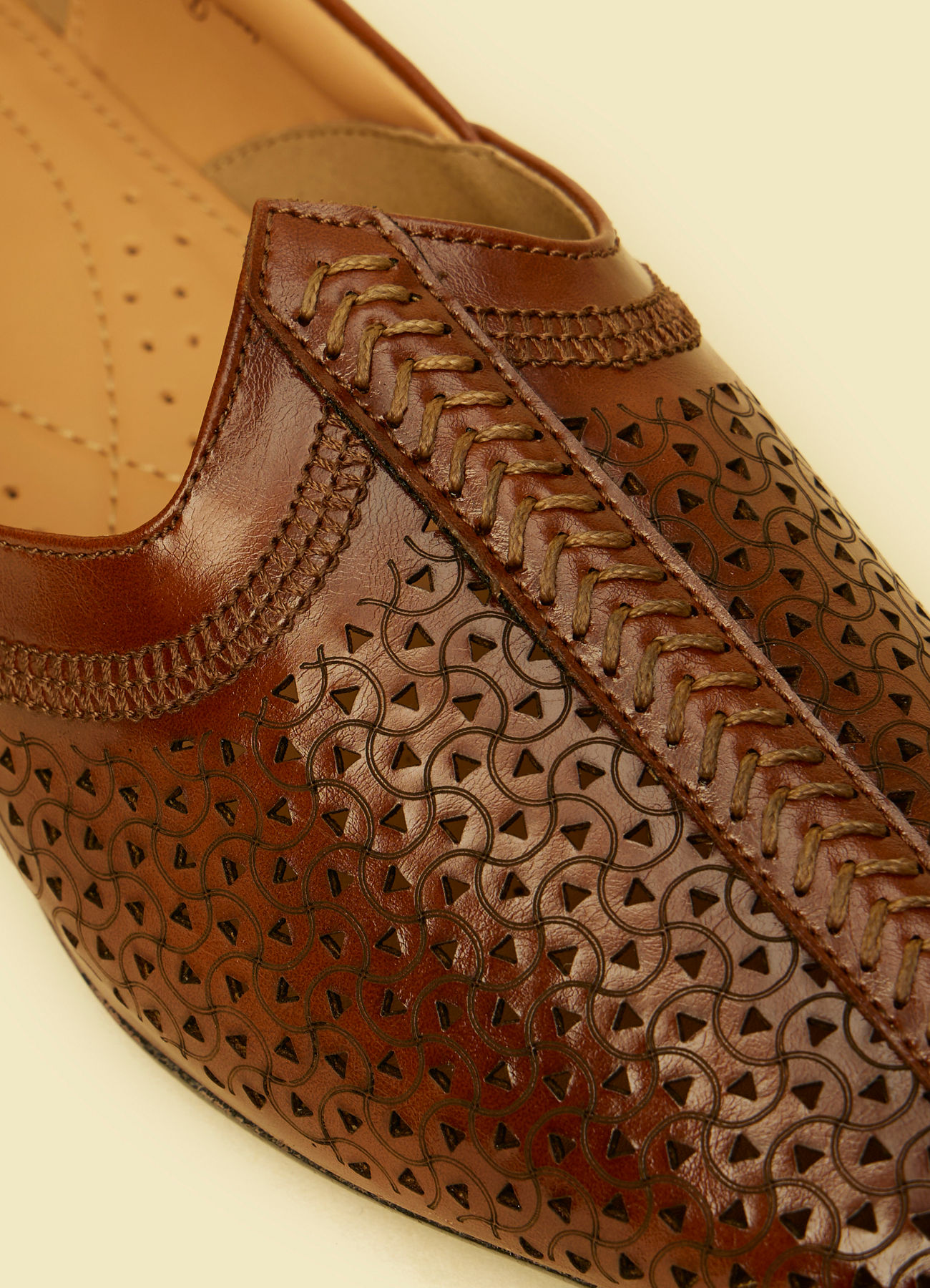 Manyavar Men Brown Ethnic Wedding Shoe