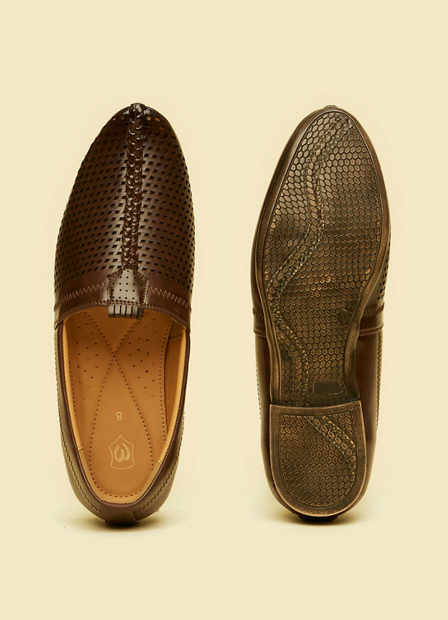 Manyavar Men Regal Brown Shoe