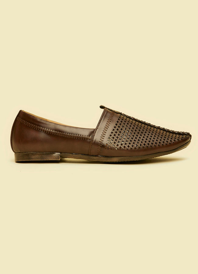 Manyavar Men Regal Brown Shoe
