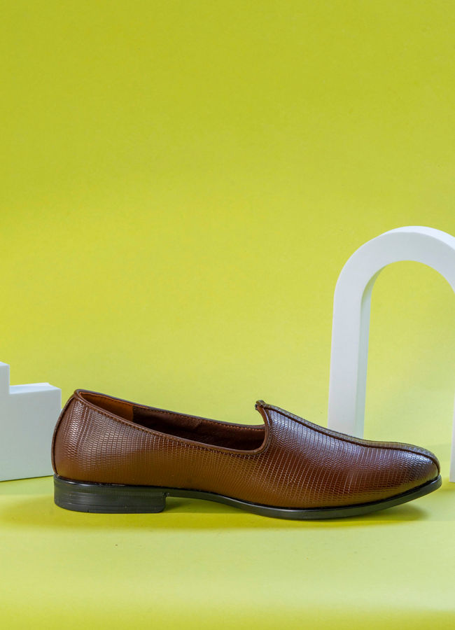 Manyavar Men Dark Brown Serenity Shoe