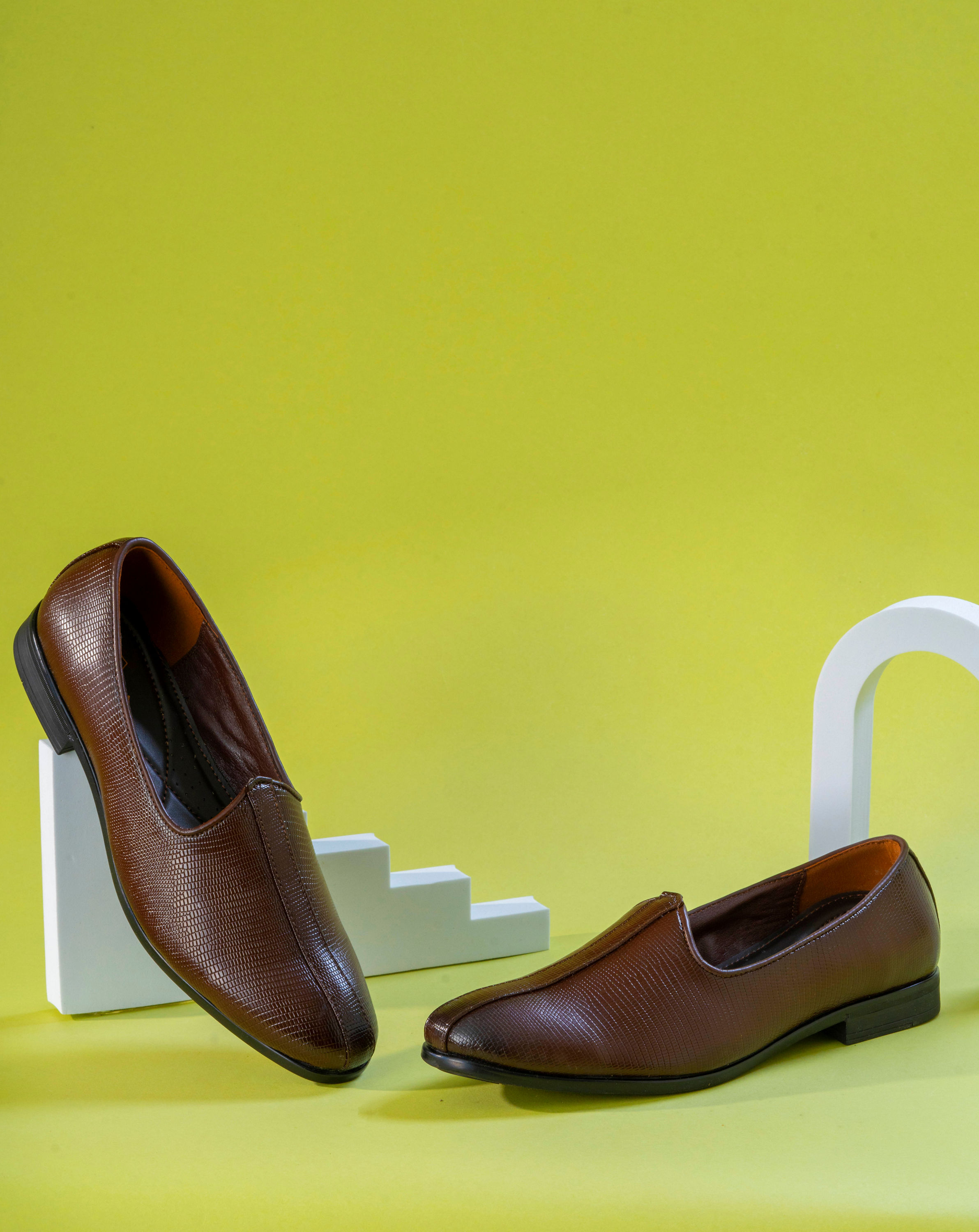 Manyavar Men Dark Brown Serenity Shoe