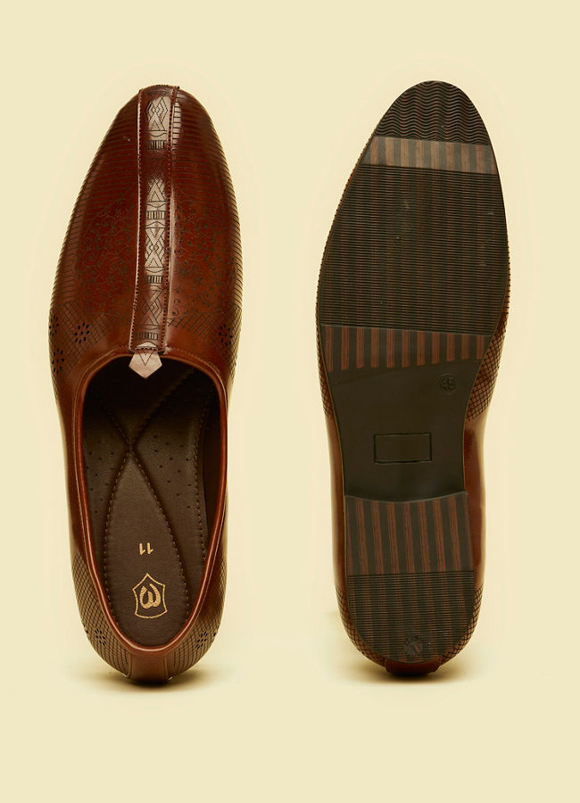 Manyavar Men Dashing Brown Shoe